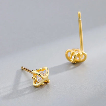 Aretes Planeta con Zirconias