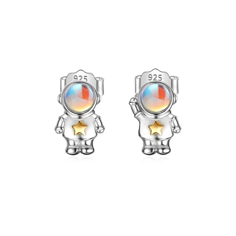 Aretes Pequeño Astronauta