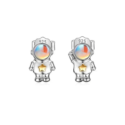 Aretes Pequeño Astronauta