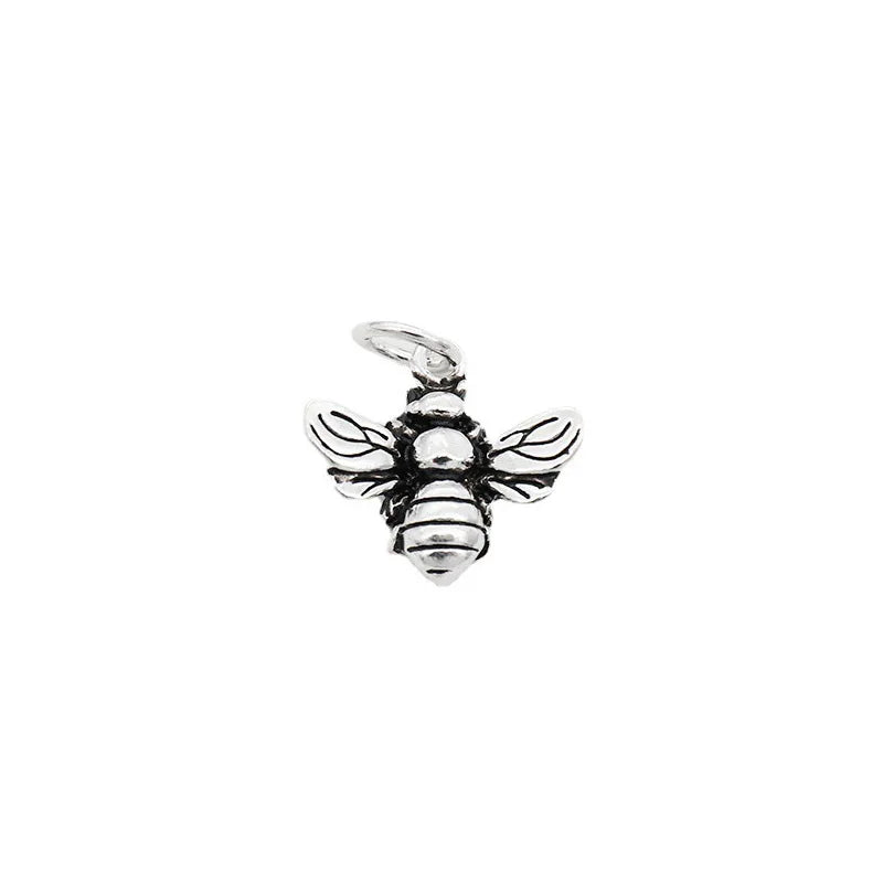 Dije Abeja Blanca o Plateada
