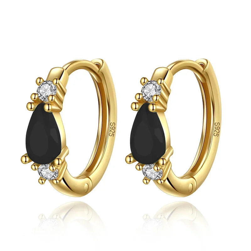 Arracadas con Gota de Zirconia