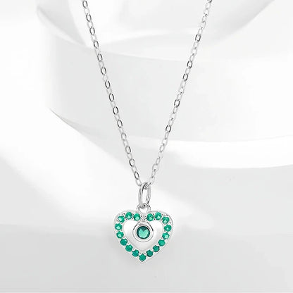 Collar Corazón de Color