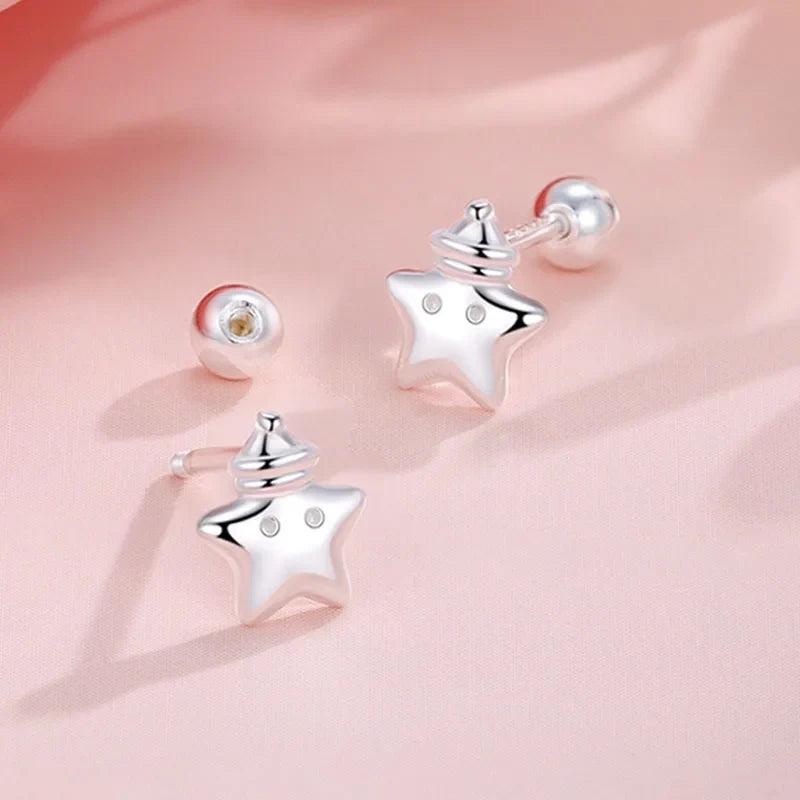 Aretes Gorrito de Dormir con Estrella