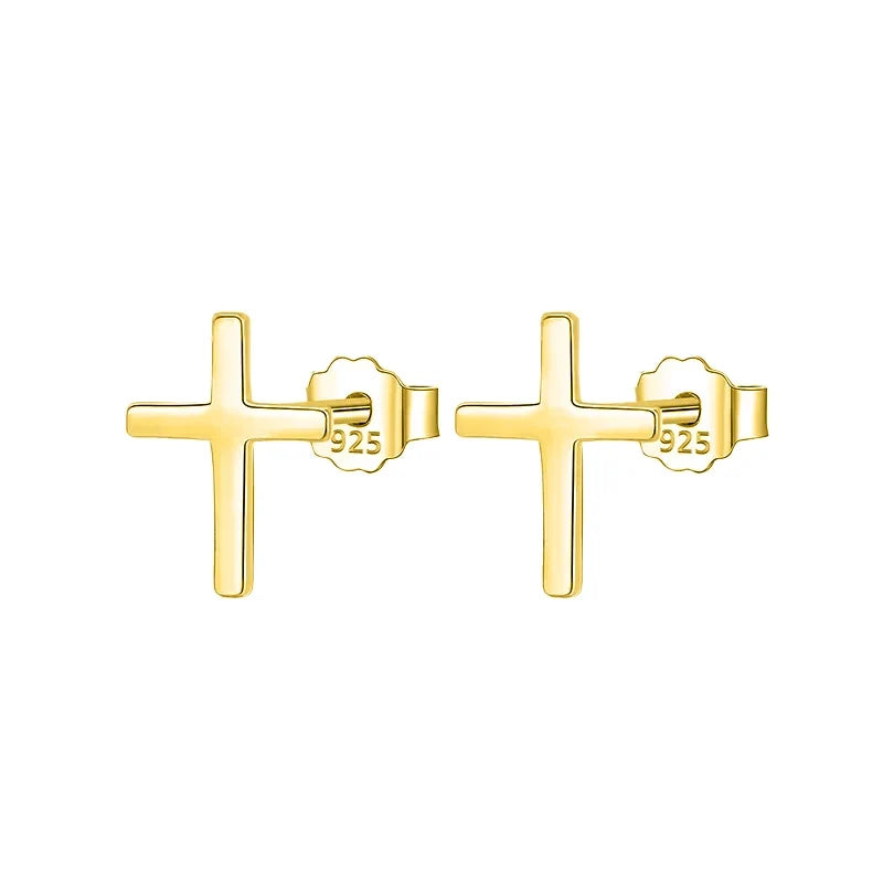 Aretes Cruz Minimalista