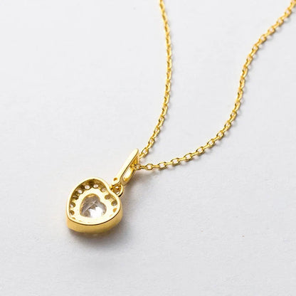 Collar Amor con Piedras Blancas