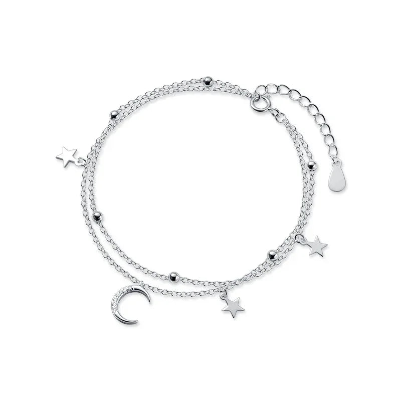 Pulsera Luna y Estrella
