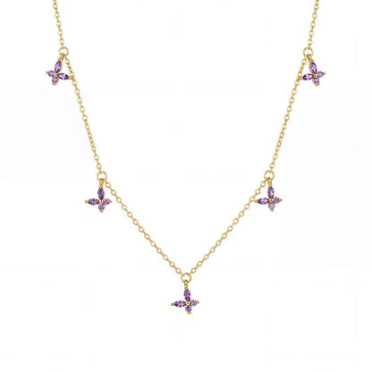 Pulsera o Collar Mariposa con Zirconias
