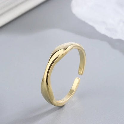 Anillo Ondas Irregulares Ajustable