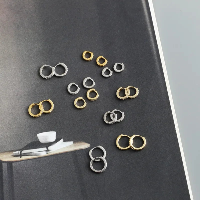 Arracadas con Zirconias Blancas