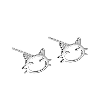 Aretes Gatito Calado