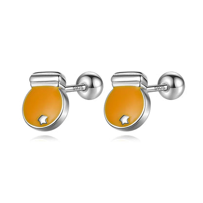 Aretes Largos Botella de los Deseos