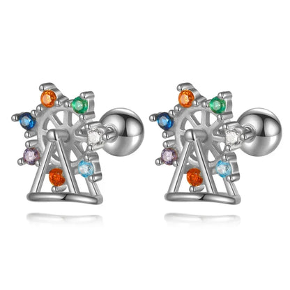 Aretes Rueda de la Fortuna