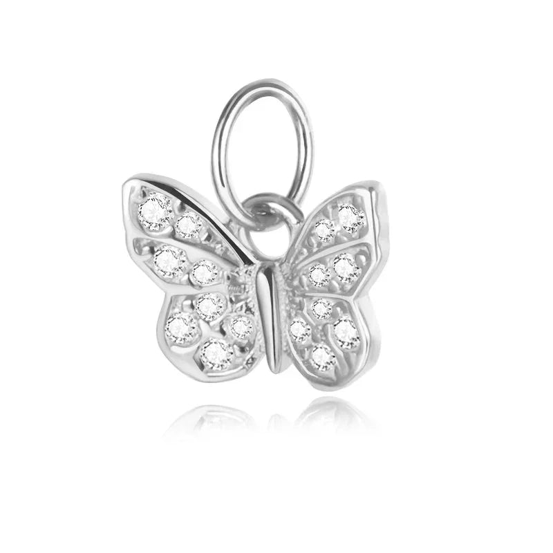 Dije Mariposa con Zirconia para Collar