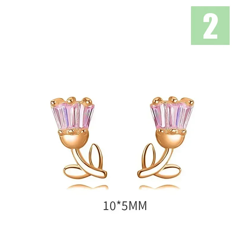 Aretes Flor Elegante