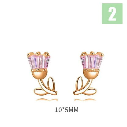 Aretes Flor Elegante
