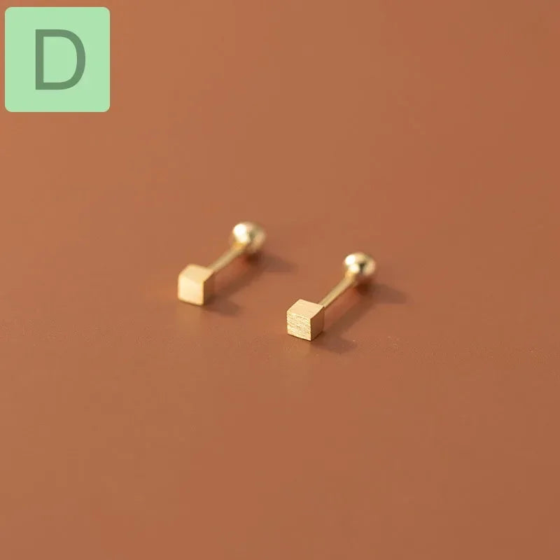Aretes Cuadrados de la Suerte
