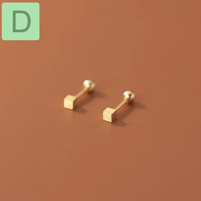 Aretes Cuadrados de la Suerte