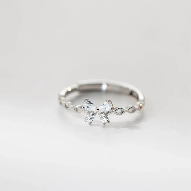 Anillo Moño con Zirconias