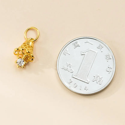 Dije Cascabel con Zirconias