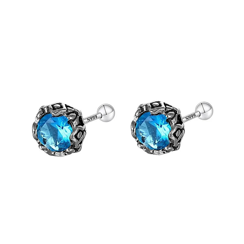 Aretes Retro con Cierre de Rosca