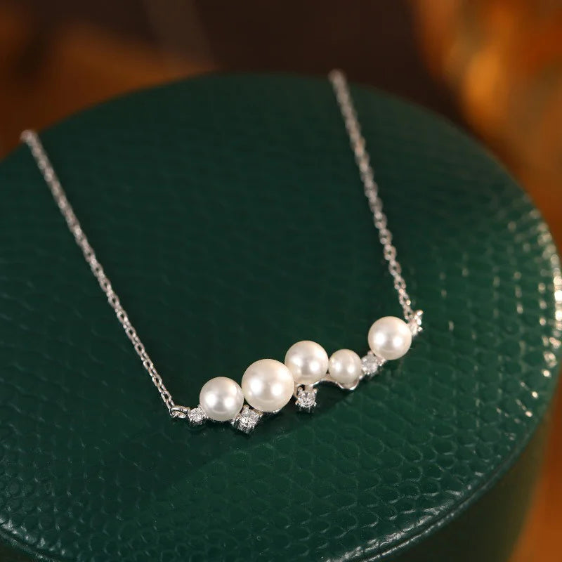 Collar de Perla y Zirconias