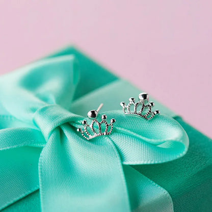 Aretes Corona Elegante
