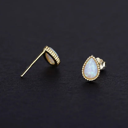 Aretes Gota de Ópalo