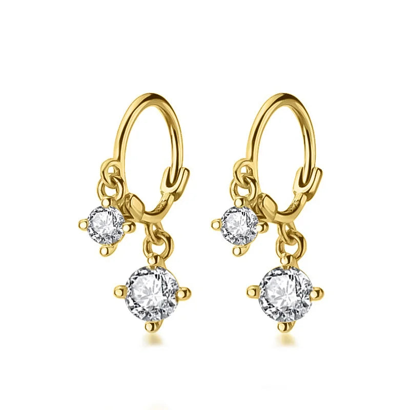 Aretes Góticos con Zirconias