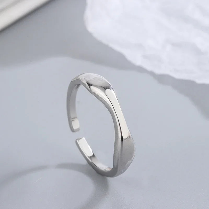 Anillo Ondas Irregulares Ajustable