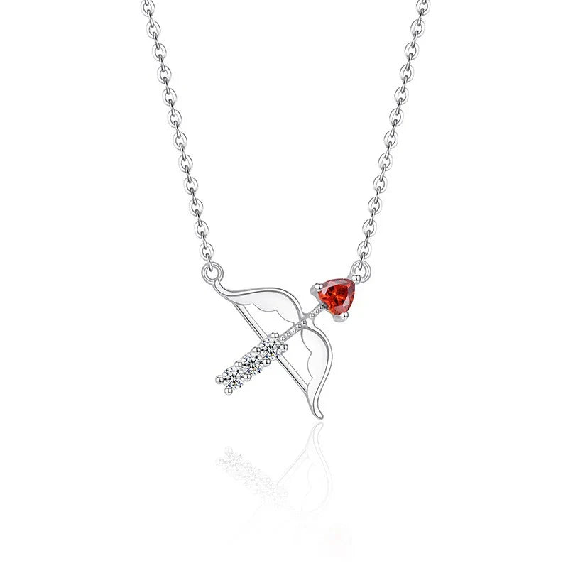 Juego Corazón Flechado con Zirconias