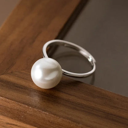 Anillo Abierto con Perla
