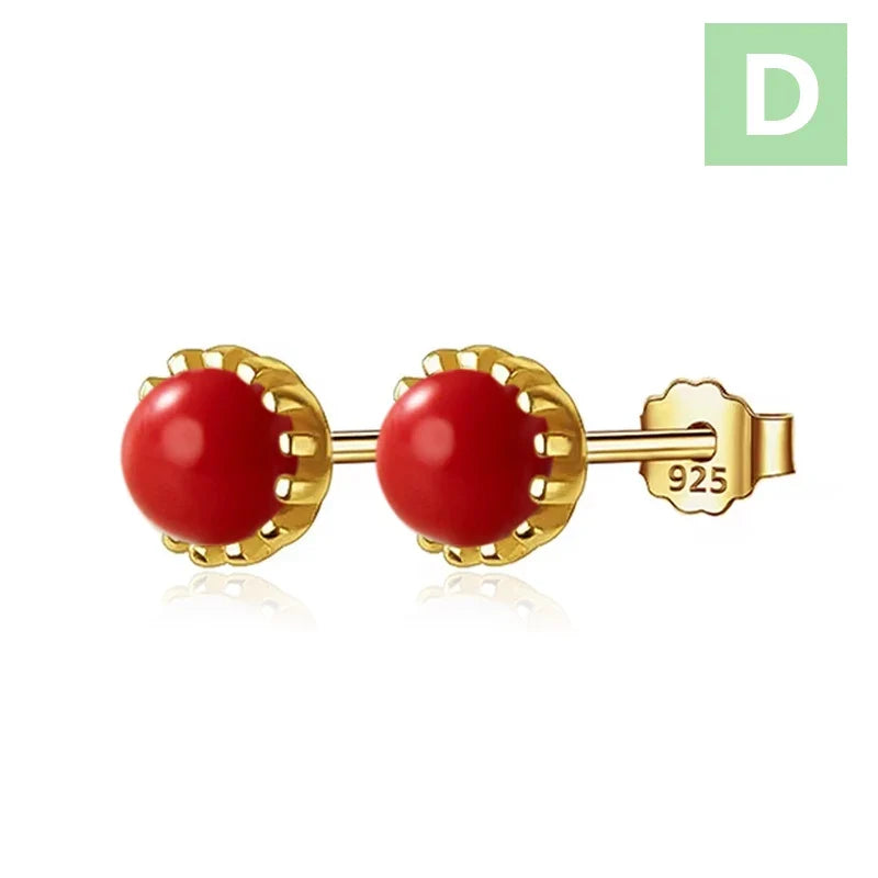 Aretes Perla Minimalistas en Seis Estilos