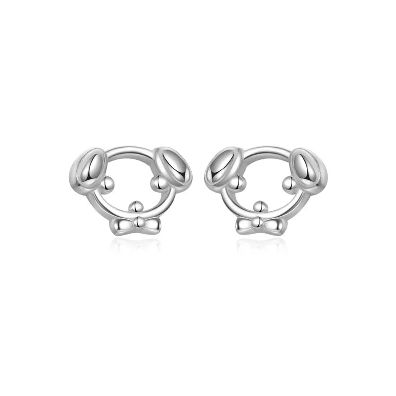 Aretes Perrito Calado