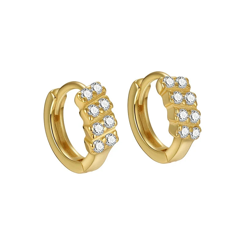 Arracadas con Zirconias de Colores