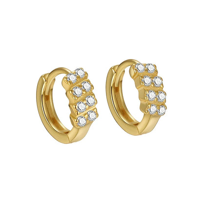 Arracadas con Zirconias de Colores
