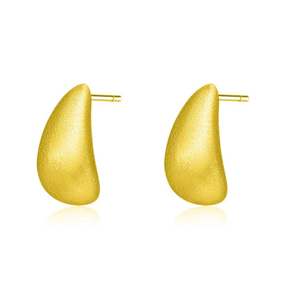 Aretes Satinados Minimalistas