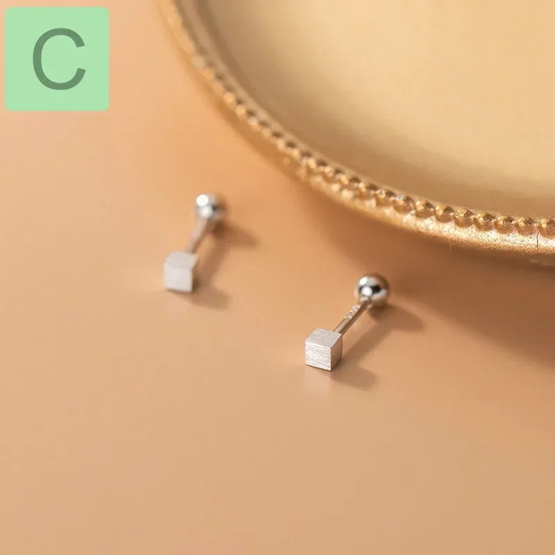 Aretes Cuadrados de la Suerte