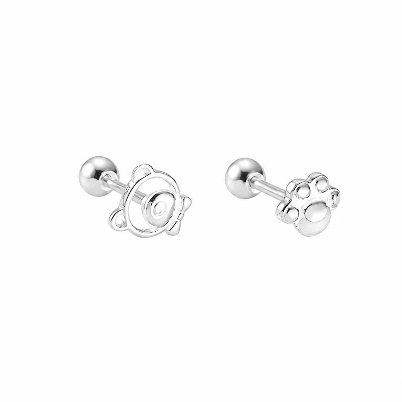 Aretes Huellita de Oso