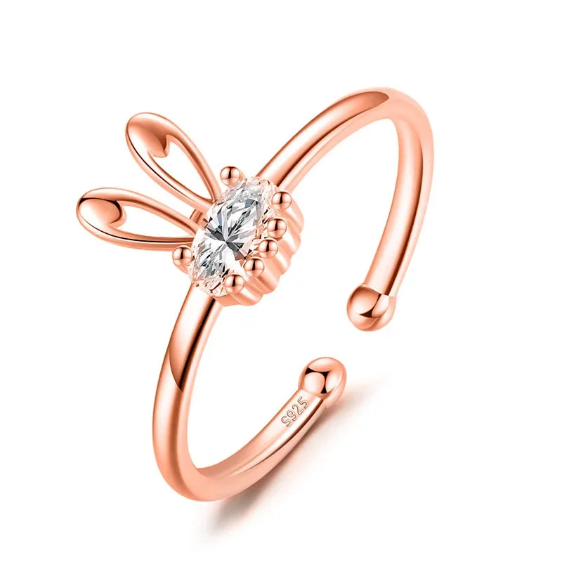 Anillo Conejito con Zirconias