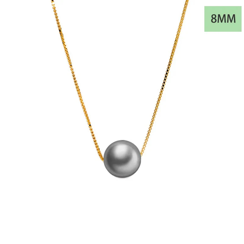 Collar Perla Blanca o Morada