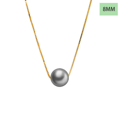 Collar Perla Blanca o Morada
