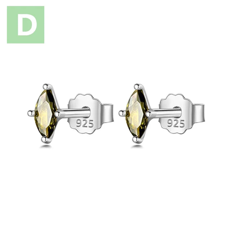 Aretes Mini Ojo con Zirconias