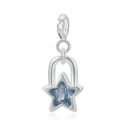 Dije Estrella con Zirconia Verde o Azul