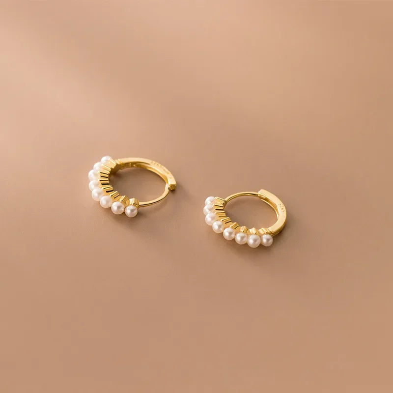 Arracadas con Perla Estilo Novia