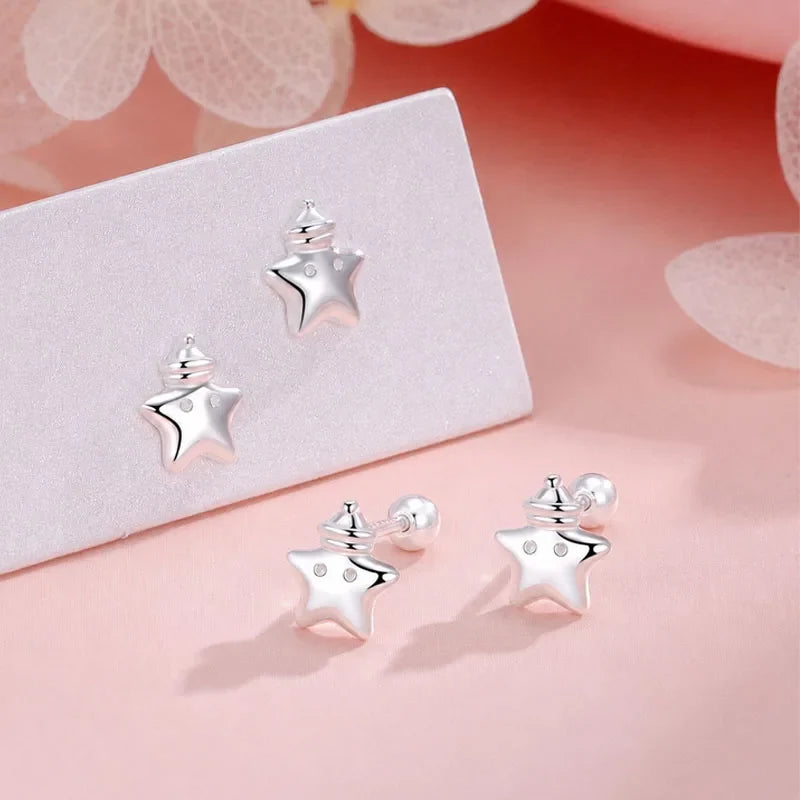 Aretes Gorrito de Dormir con Estrella