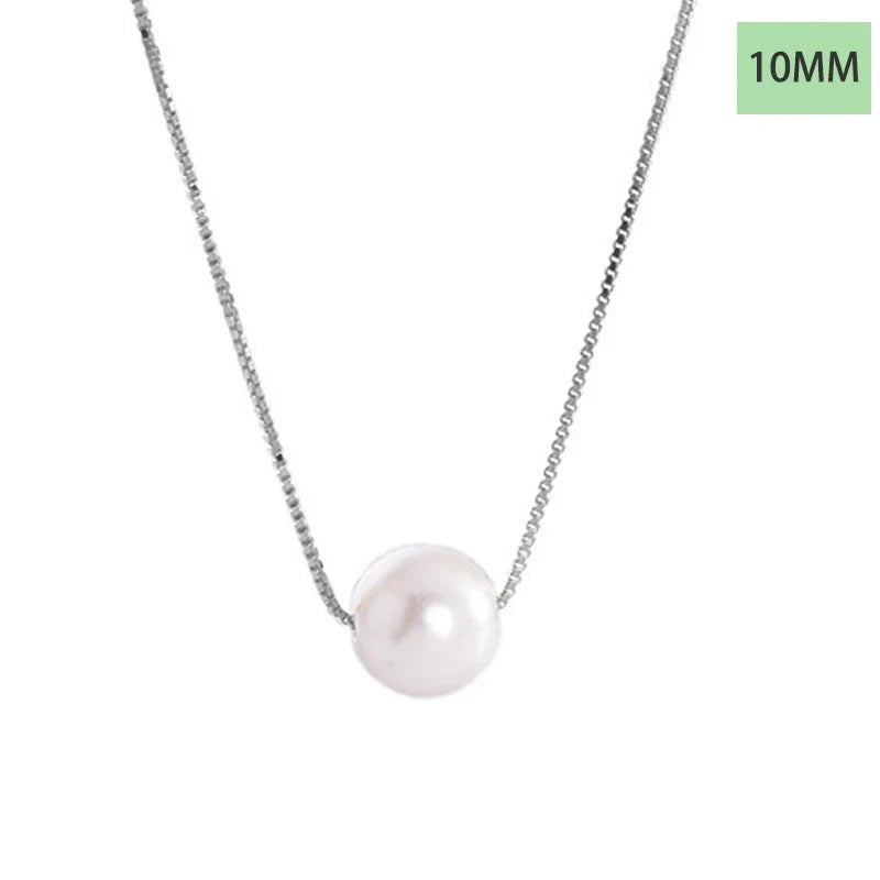 Collar Perla Blanca o Morada