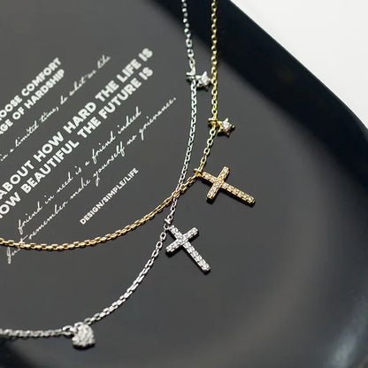 Collar Corto Cruz, Corazón o Estrella
