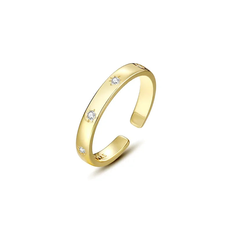 Anillo Abierto Estrella Sencilla