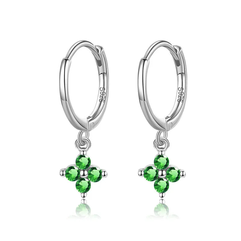 Arracadas con Zirconia en Seis Colores