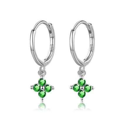 Arracadas con Zirconia en Seis Colores